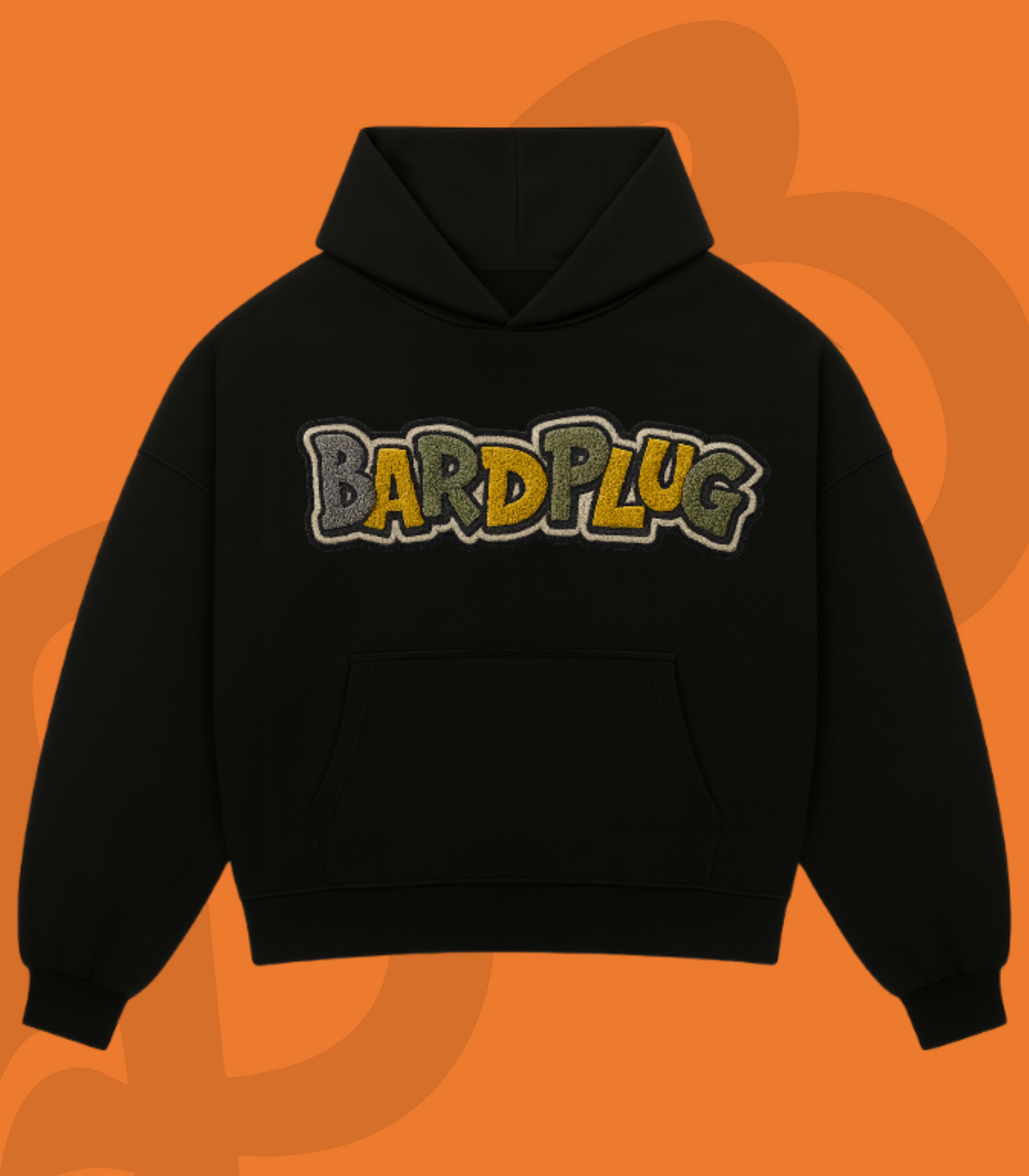 BARDPLUG — Boxy-Fit Hoodie